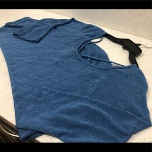 Bobeau Blue Periwinkle knit top